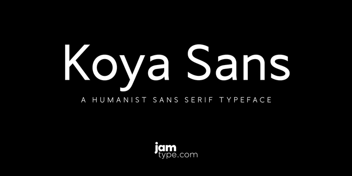 Font Koya Sans